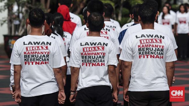 Kampanye anti-hoax (courtesy of CNN Indonesia).