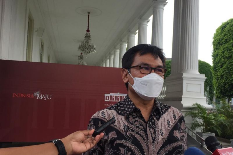 Eks Jubir Presiden Johan Budi temui Jokowi di Istana Merdeka