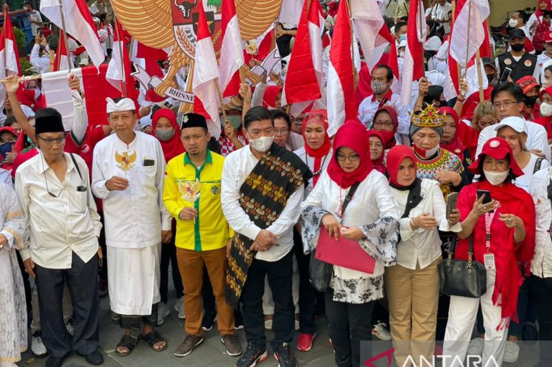 Aliansi Relawan Militan Jokowi deklarasi sumpah setia Pancasila