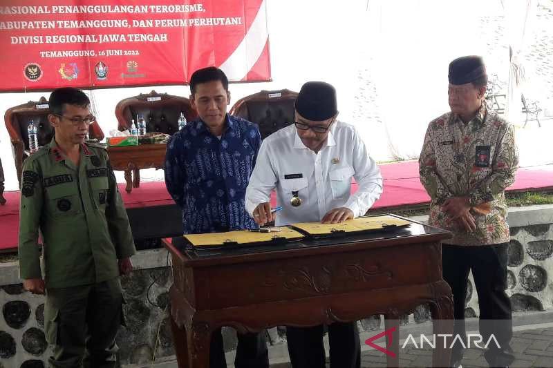 BNPT, Pemkab Temanggung, Perhutani bangun Kawasan Terpadu Nusantara