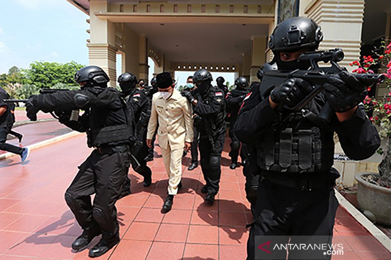 Densus Polri tangkap 8 orang terduga teroris di Aceh