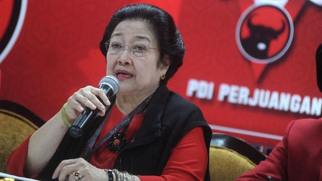 Ketua Umum PDIP Megawati Soekarnoputri tak menghadiri pemakaman Menpan-RB Tjahjo Kumolo secara langsung di Taman Makam Pahlawan (TMP) Kalibata.