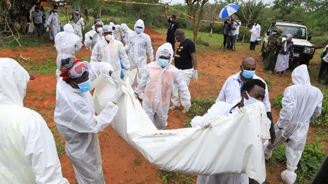 Kepolisian kembali menemukan belasan jenazah korban sekte sesat Kenya sehingga jumlah korban mencapai 89.
