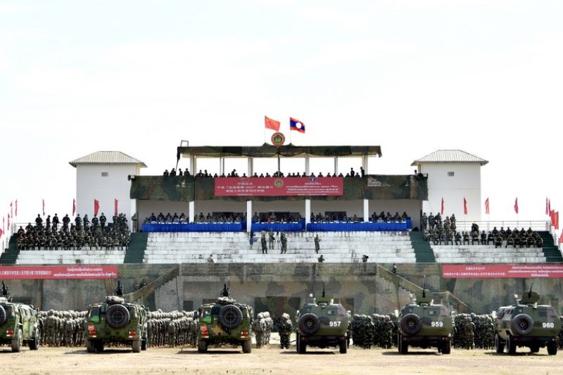 Tangkal terorisme, China-Laos gelar latihan militer gabungan
