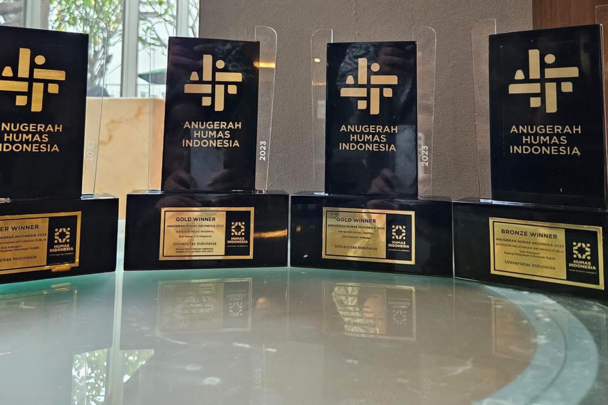 UI raih empat penghargaan pada anugerah Humas Indonesia 2023