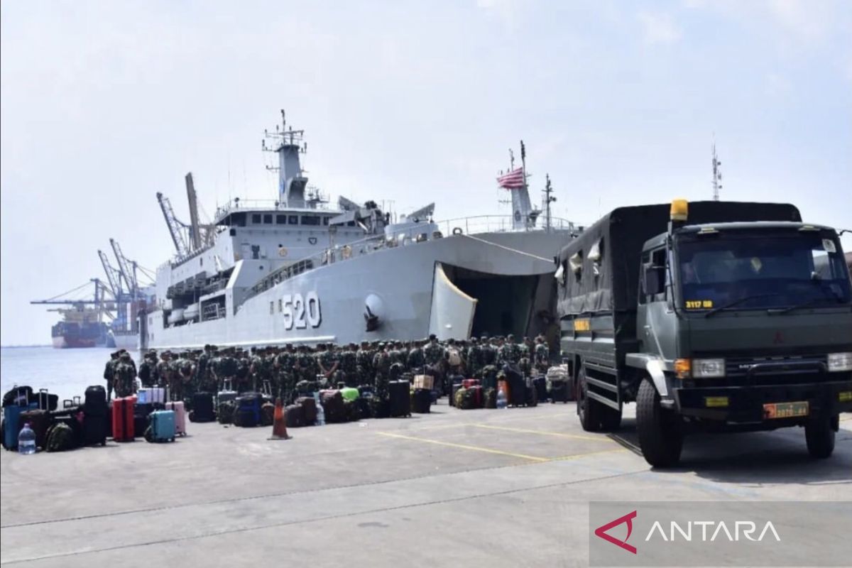 Empat KRI antarkan rantis sampai motor patwal untuk World Water Forum