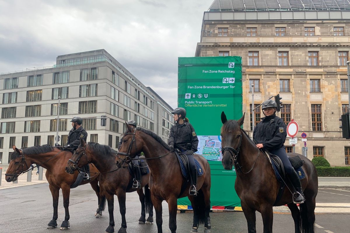 Kepolisian Jerman menjaga ketat Piala Eropa 2024