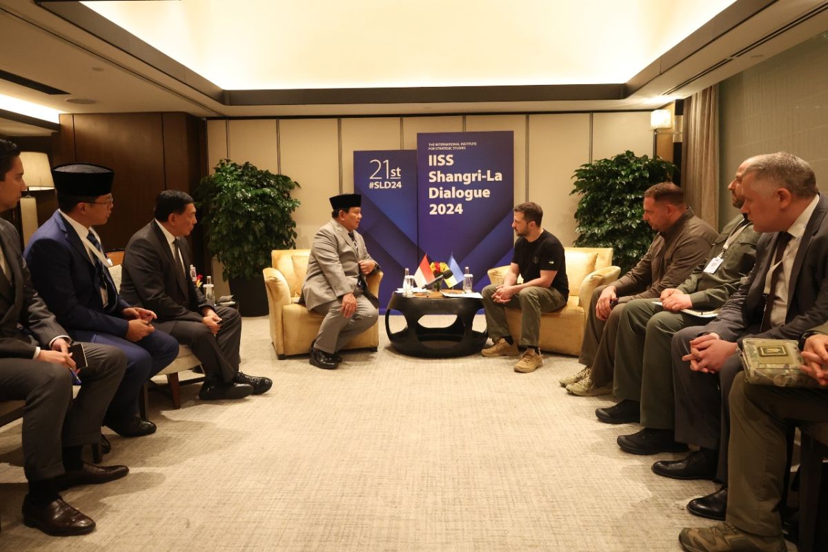 Menhan bertemu Presiden Ukraina bahas perdamaian dan keamanan&nbsp;global