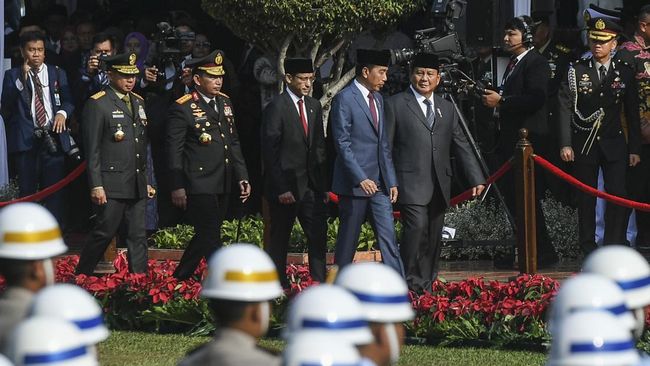 Sebanyak 15.000 polisi diturunkan untuk mengamankan acara pelantikan Prabowo Subianto jadi Presiden ke-8 RI.