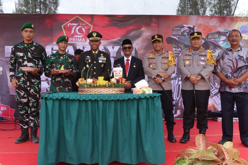 Peringatan HUT TNI Momentum Sinergitas TNI Dengan Polri