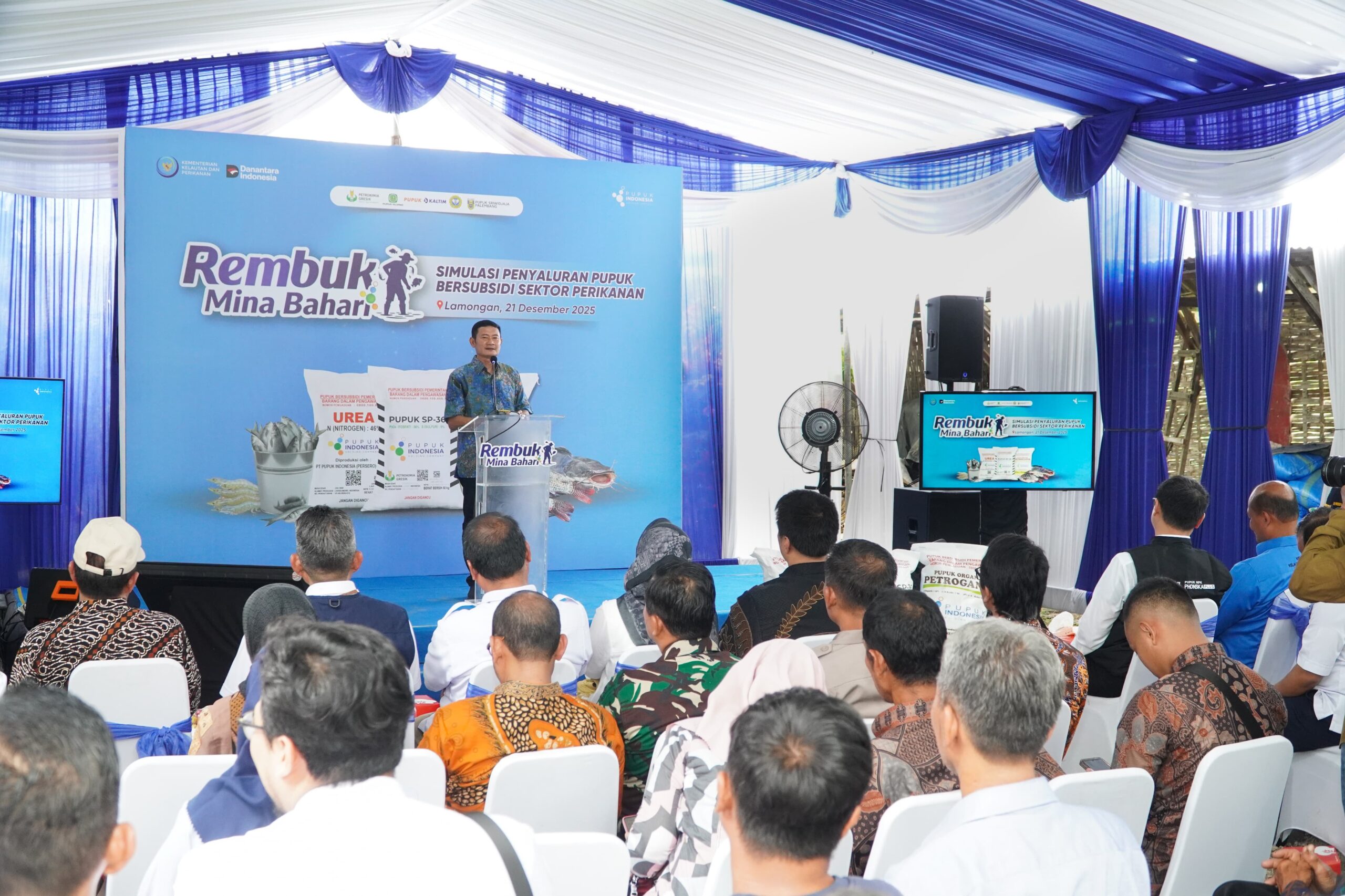 Lamongan Jadi Pilot Project Subsidi Pupuk Perikanan Nasional