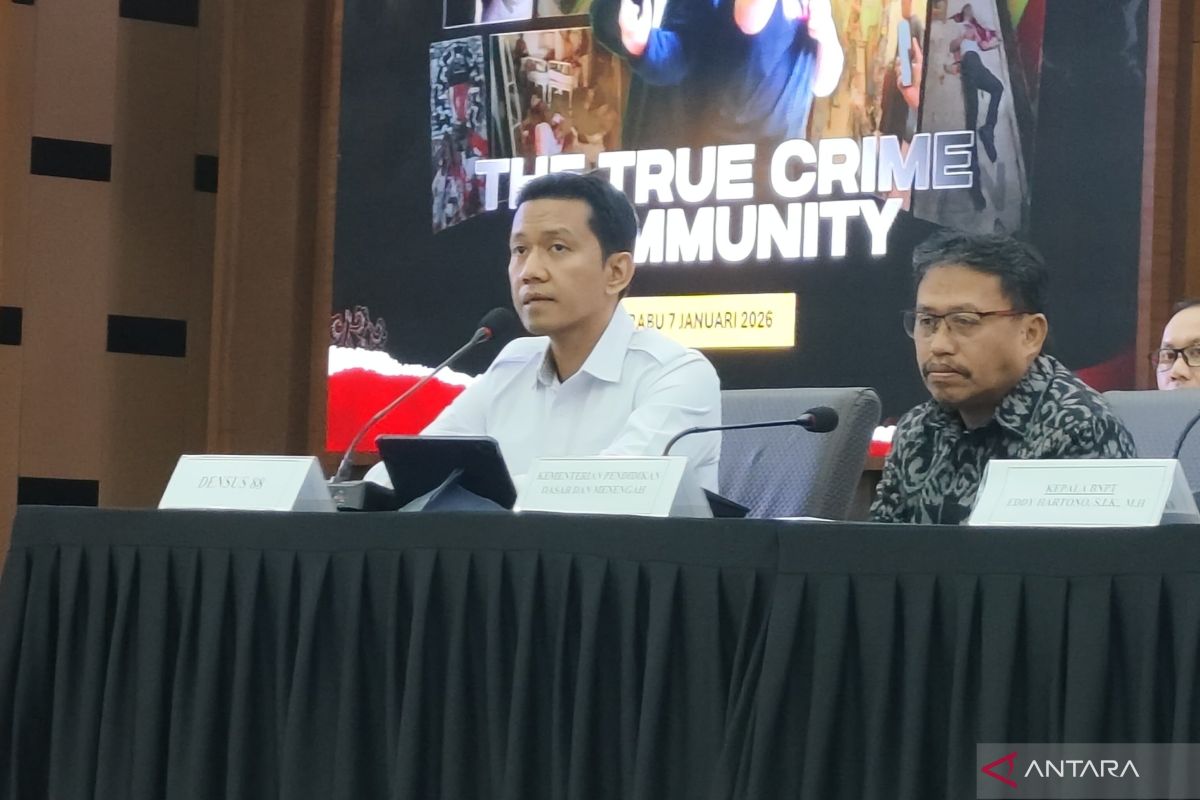 Polri ungkap 70 anak tergabung grup &ldquo;true crime community&rdquo;
