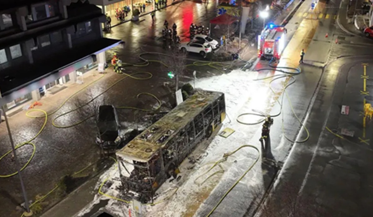 6 Tewas saat Bus Terbakar Hebat di Kerzers Swiss, Polisi Duga Ada Unsur Kesengajaan