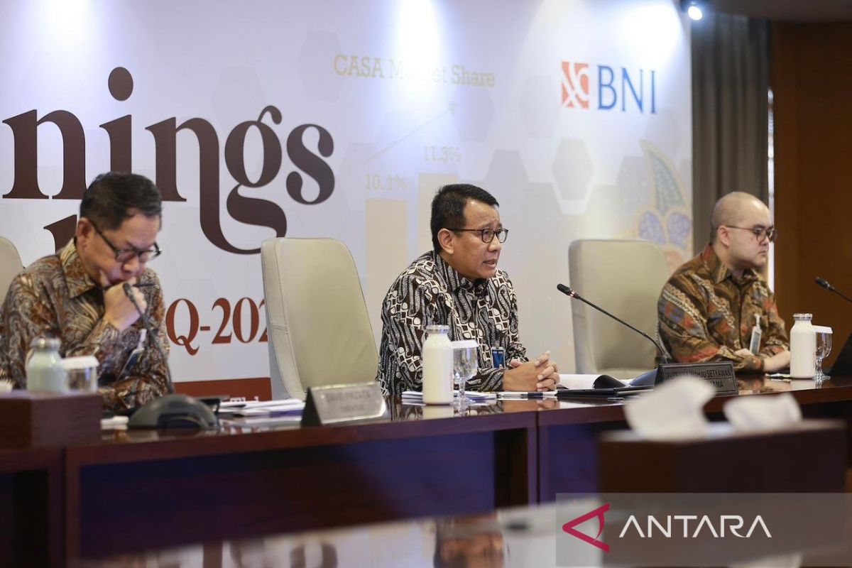 BNI cetak laba bersih Rp5,6 triliun di kuartal I