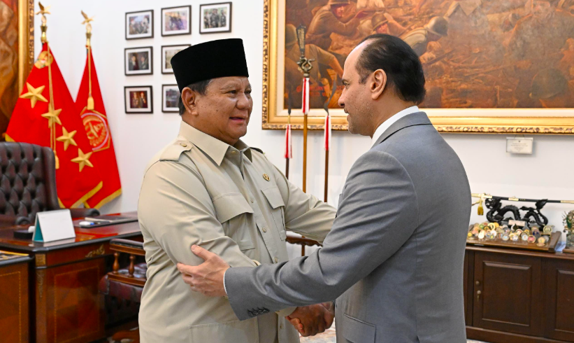 Prabowo Terima Wakil PM Qatar