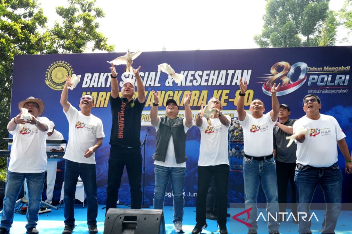 Wakapolri pimpin aksi lingkungan sambut Hari Bhayangkara ke-80