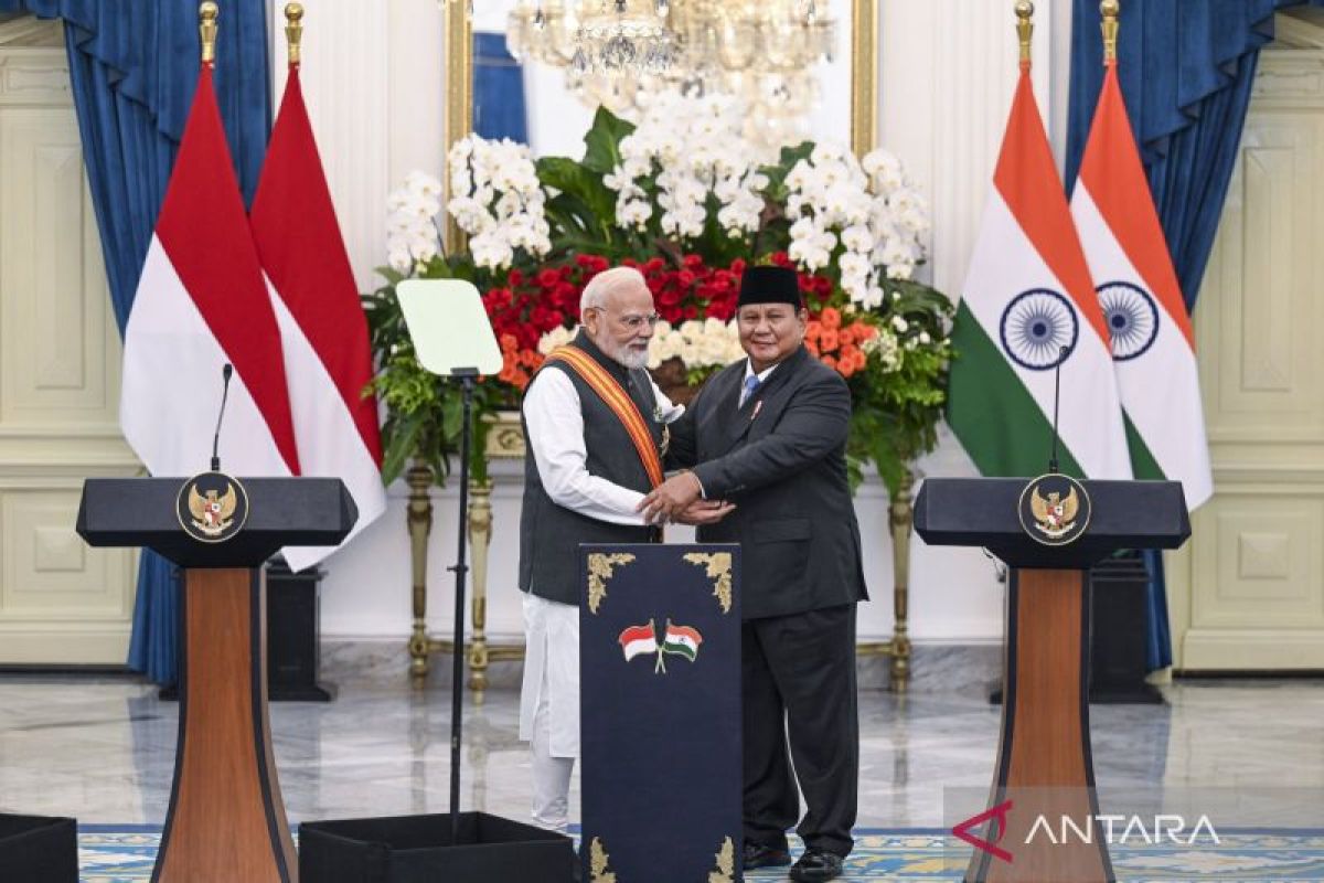Prabowo: RI-India sepakat perkuat kerja sama strategis