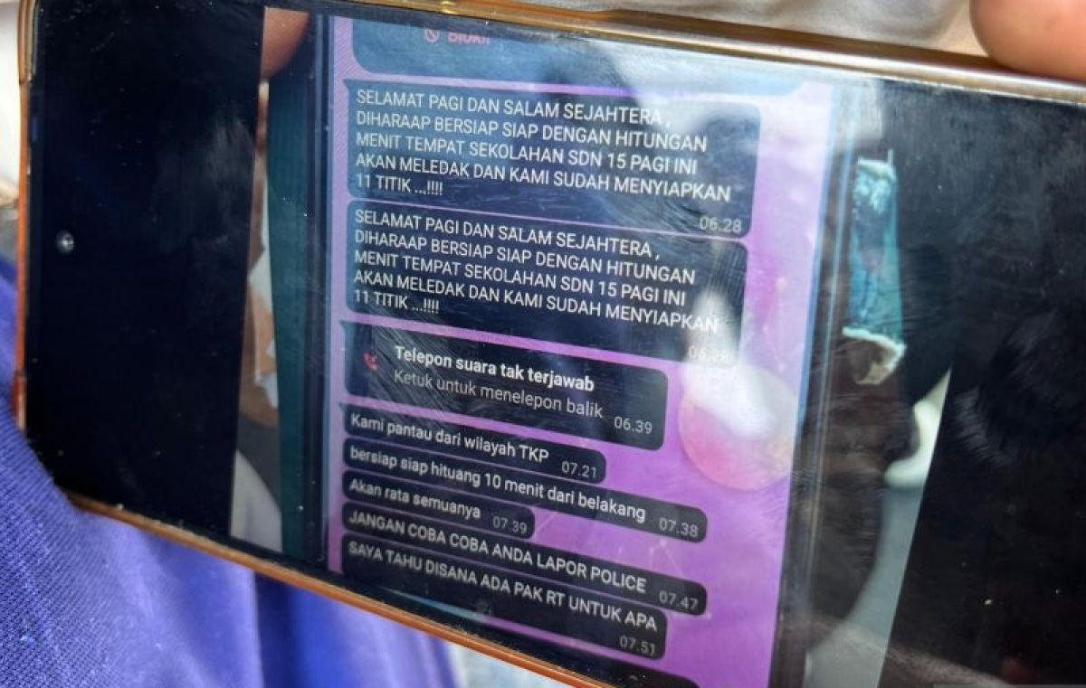 Teror Bom SDN Srengseng Sawah 15 Bermula dari Pesan Whatsapp