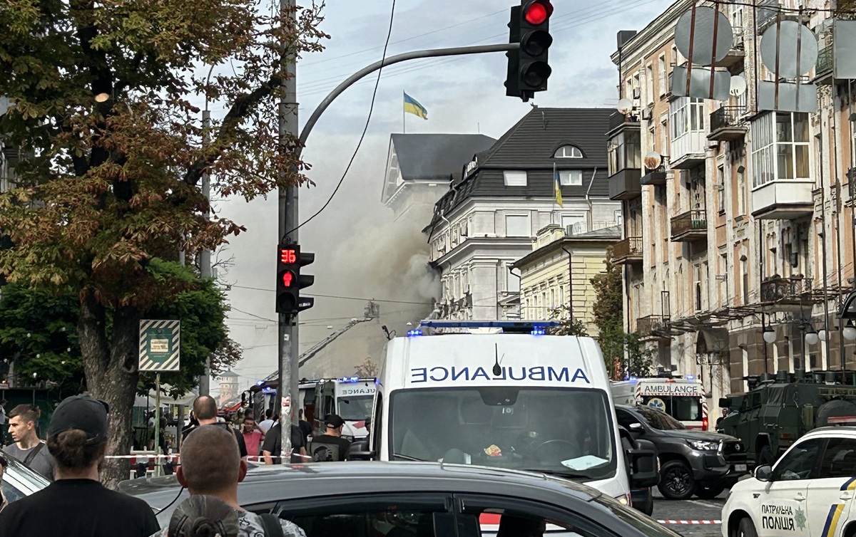 Drone Rusia Hantam Markas SBU di Kyiv Jelang Mediasi Perdamaian AS