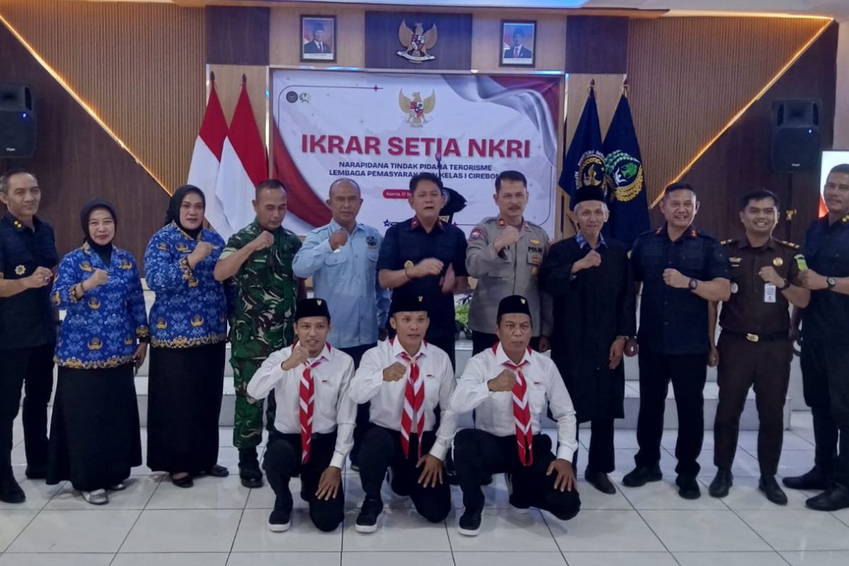 Lapas Cirebon sebut tiga napi terorisme ikrar setia NKRI